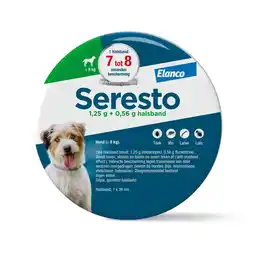Zooplus 2 Stuks ≤ 8 kg (Halsband 38 cm) - Seresto vlooienhalsband honden - NL aanbieding