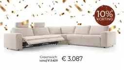 Baenks Greenwich aanbieding