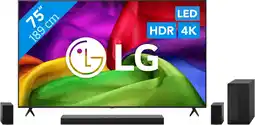 Coolblue LG Led 75 NU800 (2026) + LG DS70TR aanbieding