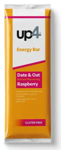 De Online Drogist Up4 Energy Bar Date & Oat Raspberry 50GR aanbieding
