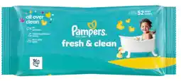 De Online Drogist Pampers Fresh & Clean Babydoekjes 52ST aanbieding