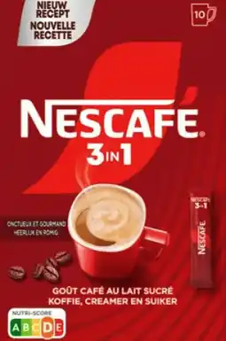 Dekamarkt Nescafé Oploskoffie 3-in-1 10 st aanbieding