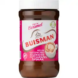 Dekamarkt Buisman Oploskoffie cafe au caramel aanbieding