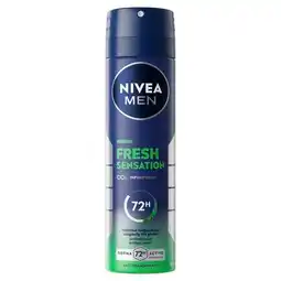 Trekpleister NIVEA Men Fresh Sensation Deodorant Spray aanbieding