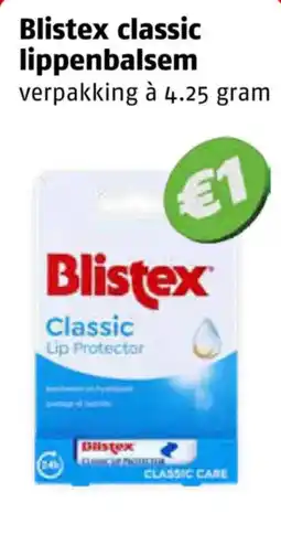 Poiesz Blistex classic lippenbalsem aanbieding