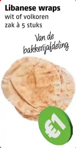 Poiesz Libanese wraps aanbieding