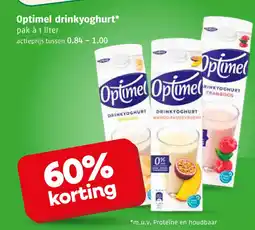 Poiesz Optimel drinkyoghurt aanbieding