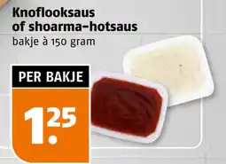 Poiesz Knoflooksaus of shoarma-hotsaus aanbieding