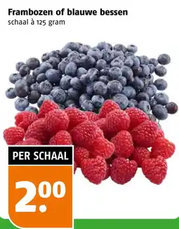 Poiesz Frambozen of blauwe bessen aanbieding