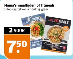 Poiesz Mama's maaltijden of fitmeals aanbieding