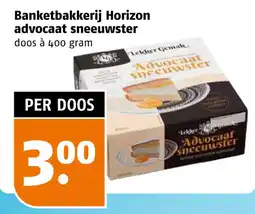 Poiesz Banketbakkerij Horizon advocaat sneeuwster aanbieding