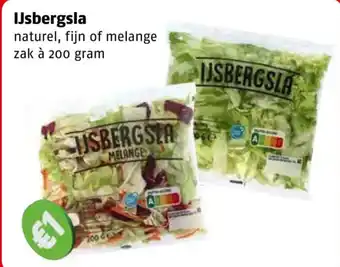Poiesz IJsbergsla aanbieding