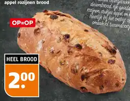 Poiesz appel rozijnen brood aanbieding