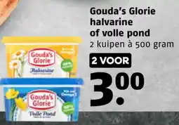 Poiesz Gouda's Glorie halvarine of volle pond aanbieding
