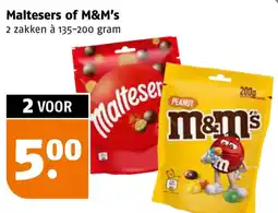 Poiesz Maltesers of M&M's aanbieding