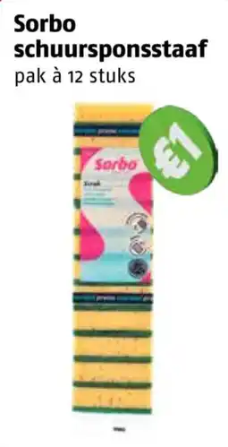 Poiesz Sorbo schuursponsstaaf aanbieding