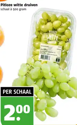 Poiesz Pitloze witte druiven aanbieding