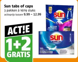 Poiesz Sun tabs of caps aanbieding