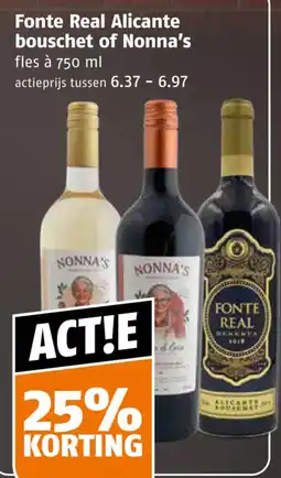 Poiesz Fonte Real Alicante bouschet of Nonna's aanbieding