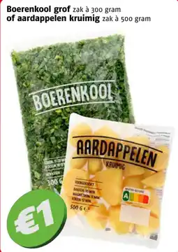 Poiesz Boerenkool grof of aardappelen kruimig aanbieding