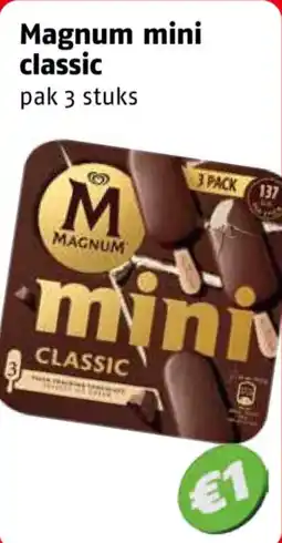 Poiesz Magnum mini classic aanbieding