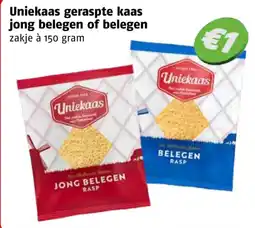 Poiesz Uniekaas geraspte kaas aanbieding
