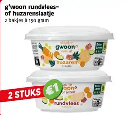 Poiesz g'woon rundvlees- of huzarenslaatje aanbieding