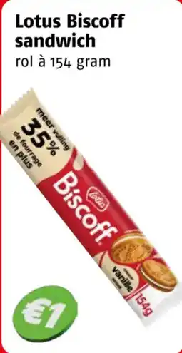 Poiesz Lotus Biscoff sandwich aanbieding