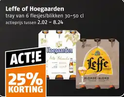 Poiesz Leffe of Hoegaarden aanbieding