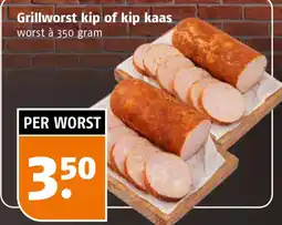 Poiesz Grillworst kip of kip kaas aanbieding