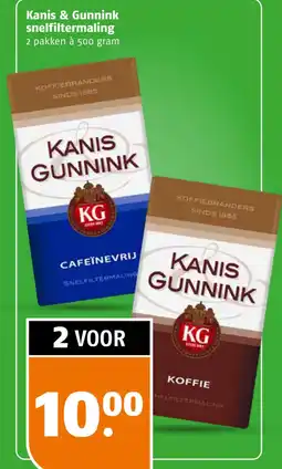 Poiesz Kanis & Gunnink snelfiltermaling aanbieding