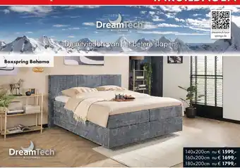 Woonsquare DreamTech Boxspring Bahama aanbieding