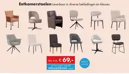 Woonsquare Eetkamerstoelen aanbieding