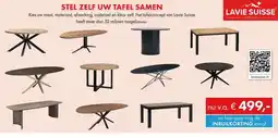 Woonsquare Tafelconcept van lavie suisse aanbieding