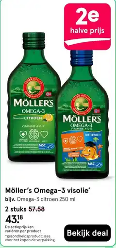 Etos Möller's Omega-3 visolie aanbieding