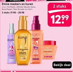 Etos L'oreal elvive maskers en kuren aanbieding