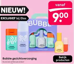 Etos Bubble gezichtsverzorging aanbieding