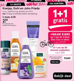 Etos Kneipp, Guhl en John Frieda aanbieding