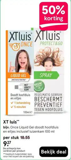 Etos XTluis Once Liquid Gel aanbieding