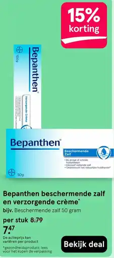 Etos Bepanthen beschermdende zalf en verzorgende crème aanbieding