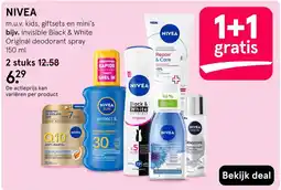Etos NIVEA m.u.v. kids, giftsets en mini's aanbieding