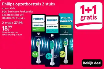 Philips opzetborstels 2 stuks