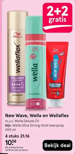 Etos New Wave, Wella en Wellaflex aanbieding