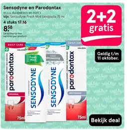 Etos Sensodyne en Parodontax aanbieding