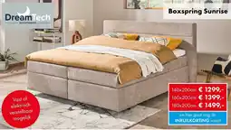 Woonsquare DreamTech Boxspring Sunrise aanbieding