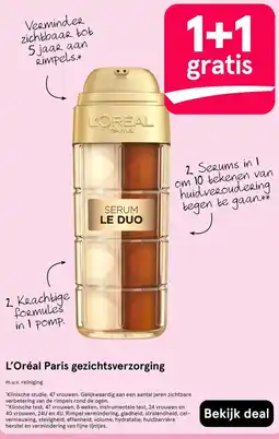 Etos L'Oréal Paris serum le duo aanbieding