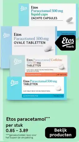 Etos Etos paracetamol aanbieding