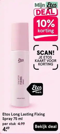Etos Etos Long Lasting Fixing Spray aanbieding