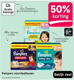 Etos Pampers voordeelboxen aanbieding