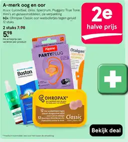 Etos Alpine Partyplug aanbieding